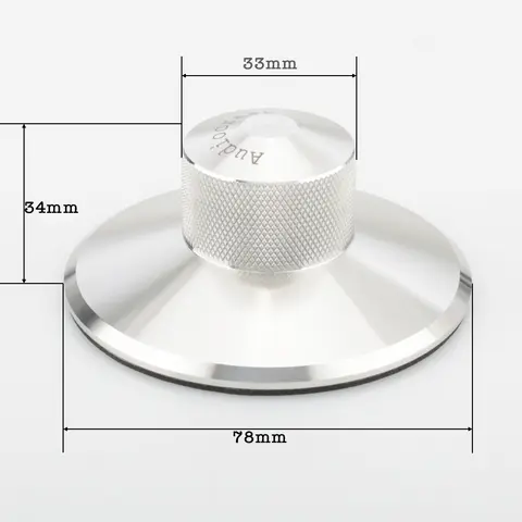 고품질 턴테이블 클램프 HiFi LP 디스크 안정기, 스테인레스 스틸, 390g 기록 중량, STB01