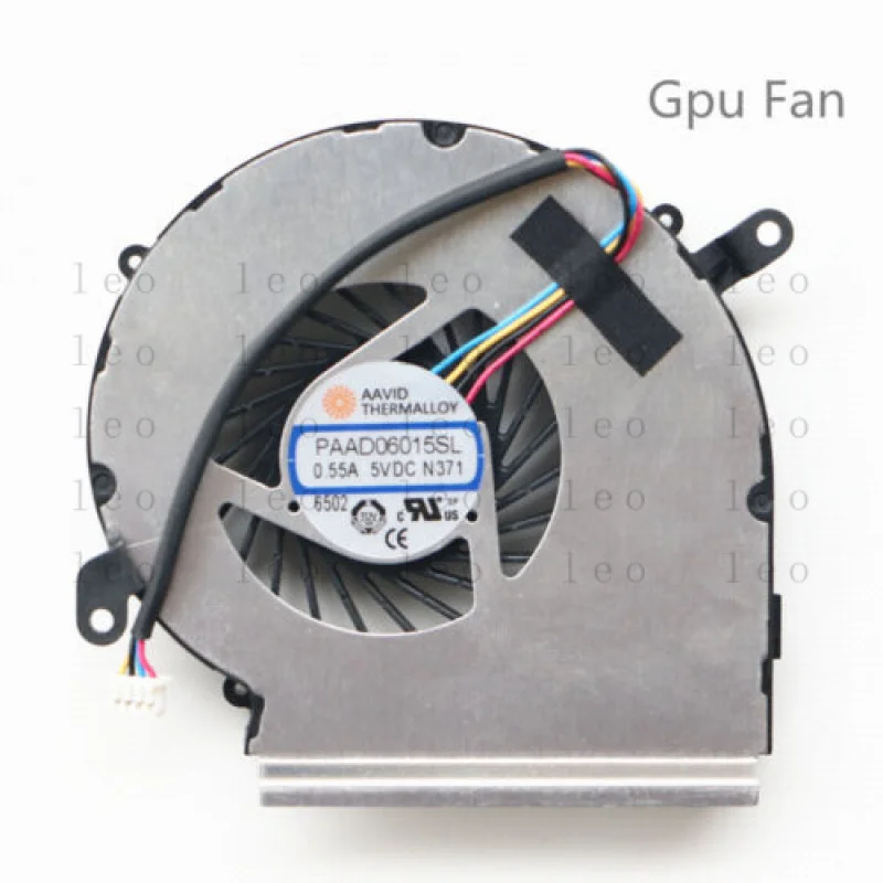 CC  CPU GPU Cooling Fan For MSI GE62VR GL62VR GP62VR GL62M GV62 GP62MVR 4 Pin L+R