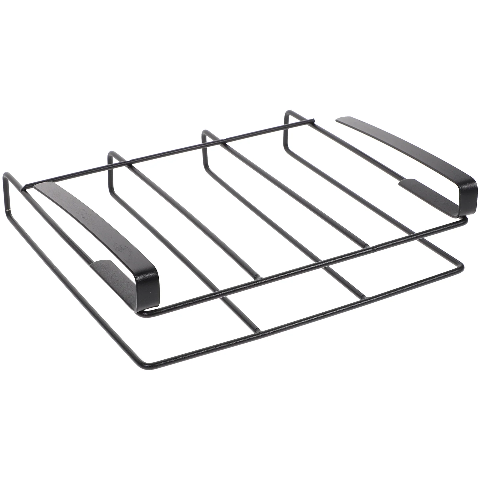 Hanging Chopping Board Rack Kitchen Supplies Black Shelves Tray Pot Lid Cutting Holder Stainless Steel Baby Plate Stand
