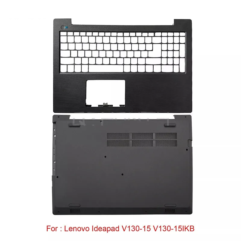 New Palmrest Upper Case + Bottom Case For Lenovo Ideapad V130-15 V130-15IKB  Gray