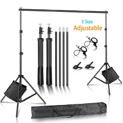 Photo Video Studio Backdrop Background Stand Photography Muslin Backgrounds Picture Canvas Frame Support System With Carry Bag