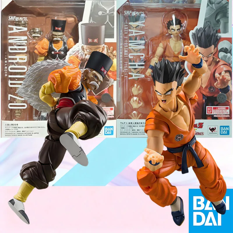 

В наличии BANDAI Original Box S.H.Figuarts DRAGON BALL YAMCHA Android 20, экшн-фигурка, модель, подарок для детей, упаковка из пенопласта