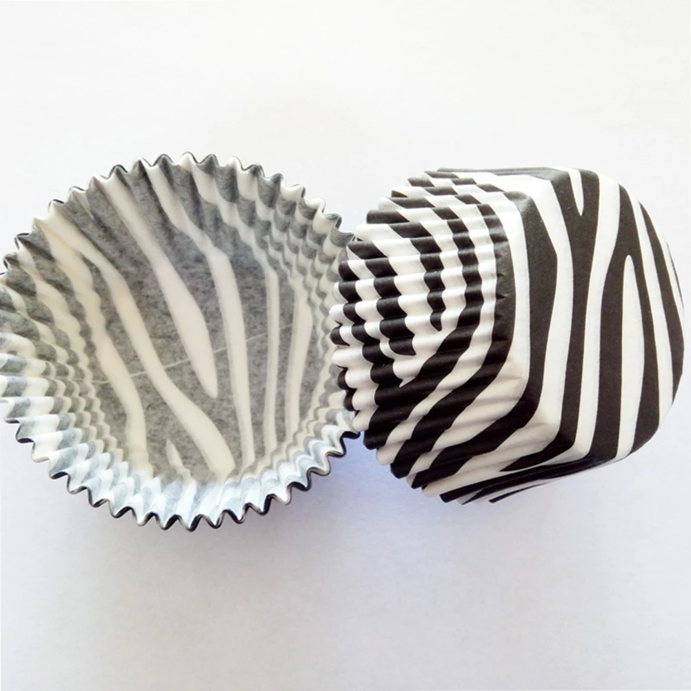 

200 Pcs Cake Paper Mount Cup Baking Tray Cupcake Boxes Muffin Cups Birthday Papers Liners Lining