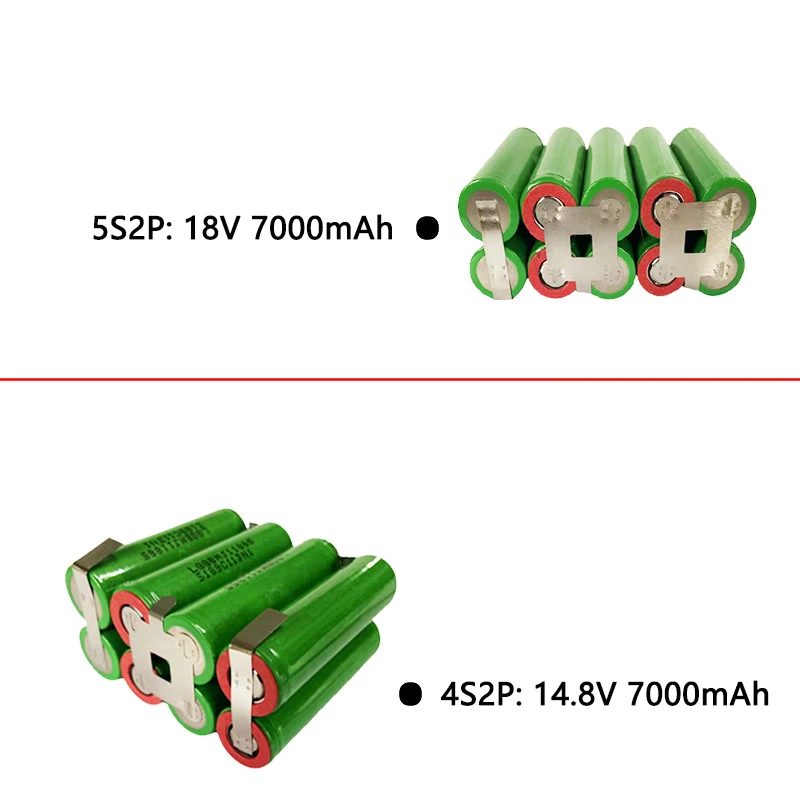 12V US18650 Battery 7000mAh 30amps for 12.6v Screwdriver Battery Weld Soldering Strip 3S2P 12.6v Battery Pack