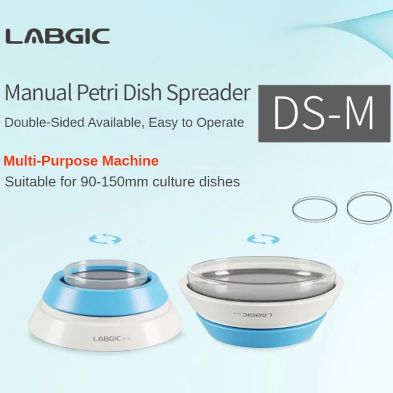 

LABGIC Manual Petri Dish Spreader DS-M for 90-150 Mm Dishes Can Be Used on Both Sides