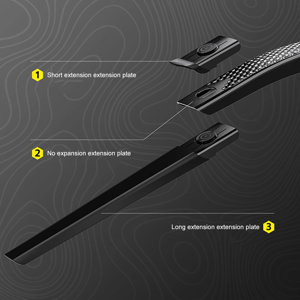 

Bike Fender Adjustable Front Rear Tire Mud Guards Lightweight Bike Tire Wheel Mudguard for Front Rear Wheels Below 50mm