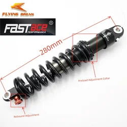 Fastace BDA01AR BS-22AR 280mm 250LBS Rear Shock Absorber For CRF50 CRF70 XR70 XR50 KLX110 Pit Dirt Bike