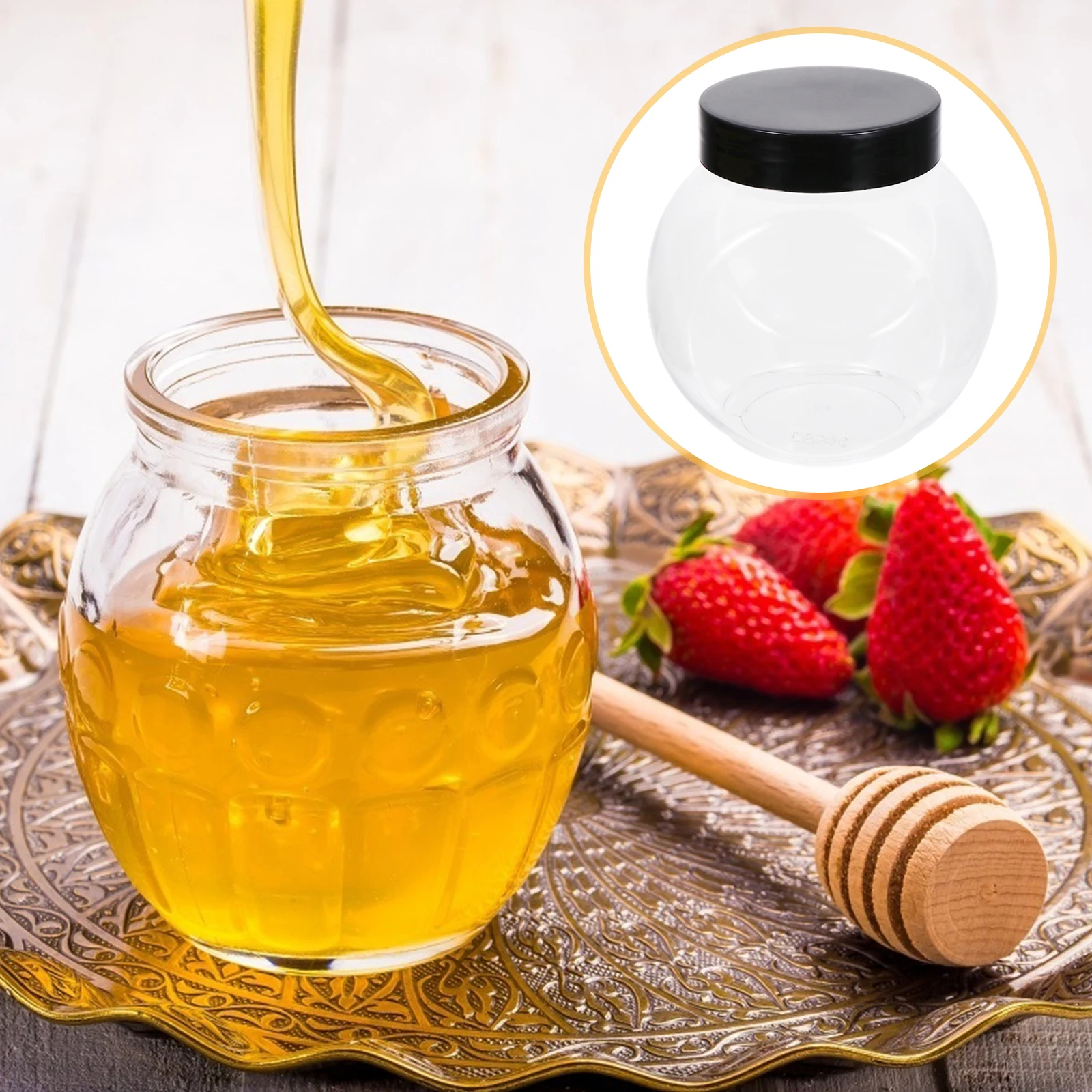 

10 pcs Food Storage Can Transparent Containers Sealed Bottles Dried Fruit Tea Jar MoistureProof Healthy Containers Household