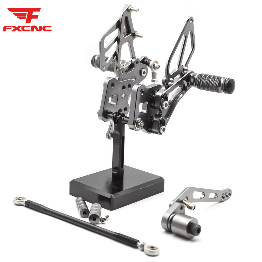 

For SUZUKI GSXR750 GSXR 600 2006-2010 Motorcycle Rearsets Footrest Rear Sets CNC Aluminum Adjustable Foot Pegs FootPegs