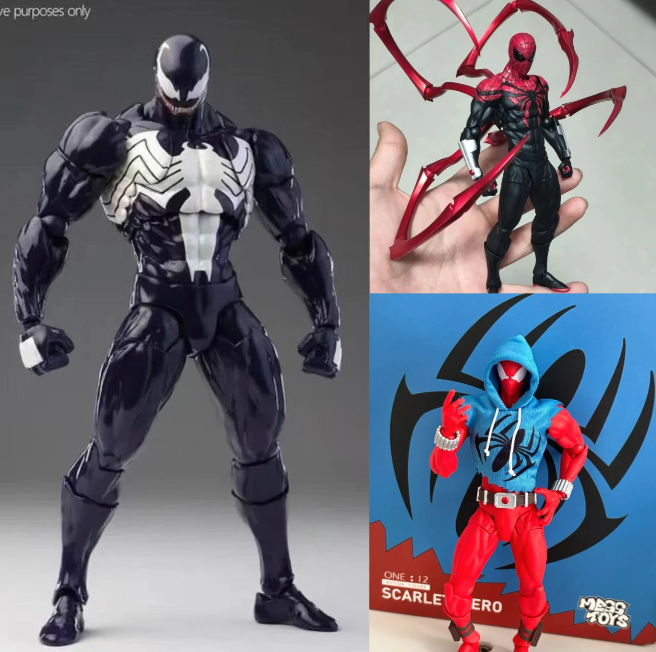 Juguetes de Acción Mafex 143 Ben Reilly, Versión Cómica, Spiderman Vecino en Traje Negro, Figura de Acción de The Amazing Spider-Man, Regalo