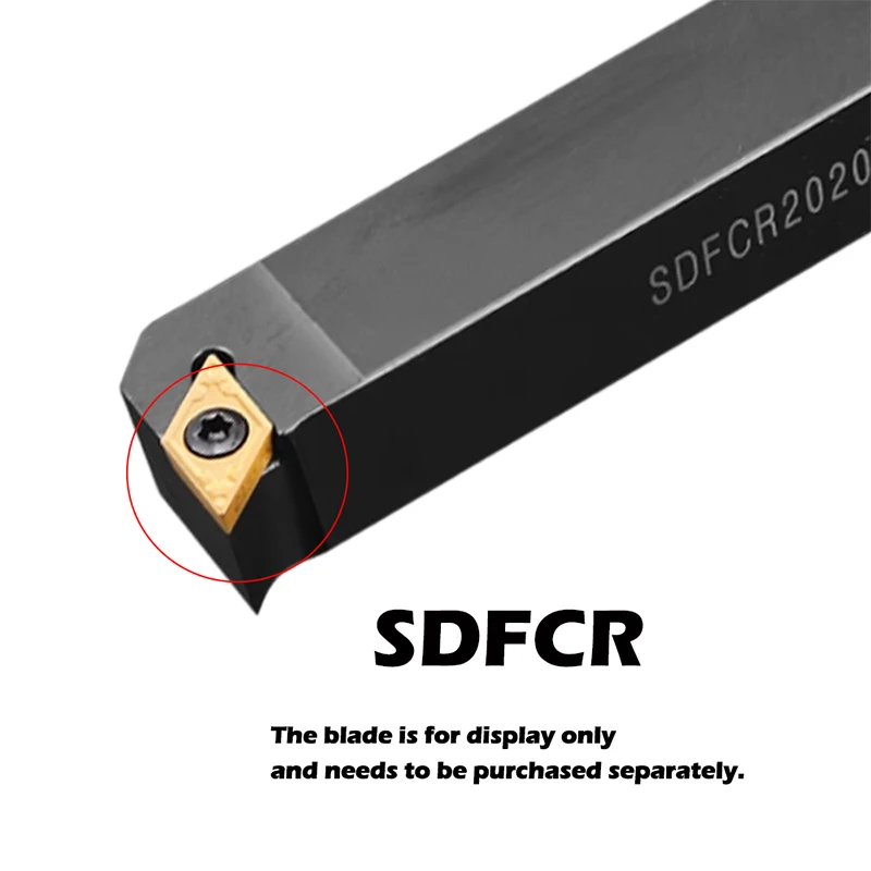 1PCS SDFCR1212H07 SDFCR1616H11 SDFCR2020K11 SDFCL CNC Lathe Cutter Tools External Turning Tool Tolder Tor DCMT Lathe Inserts
