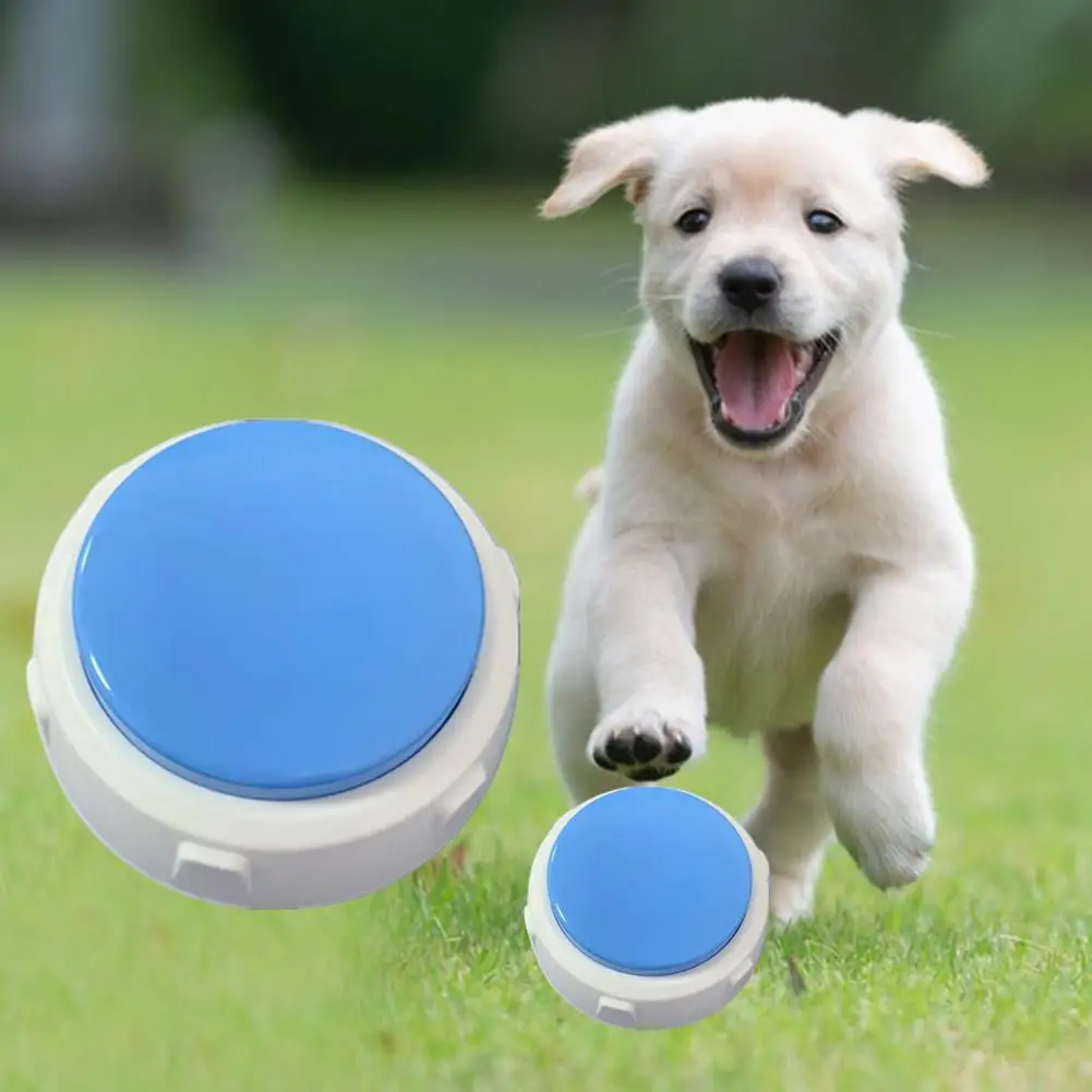 

7.5cm Voice Recording Button Train Communication Pet Training Buzzer Dogs Cats Puppies 30 Second Record Playback Talking Button