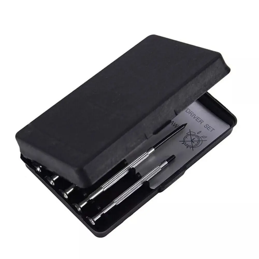 11Pcs/set Steel Micro Precision Screwdriver Set Clock/Watch Disassembly Equipment Mini Watchmakers Tools Small Cross Portable