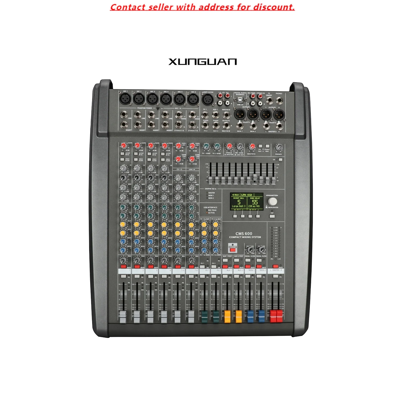 

CMS600-3 Mixer Audio 6 Channel With USB Console Mixer For Singing