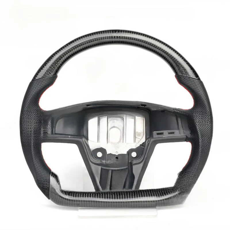 

Улучшенный руль из карбона и перфорированной кожи для Tesla Model S