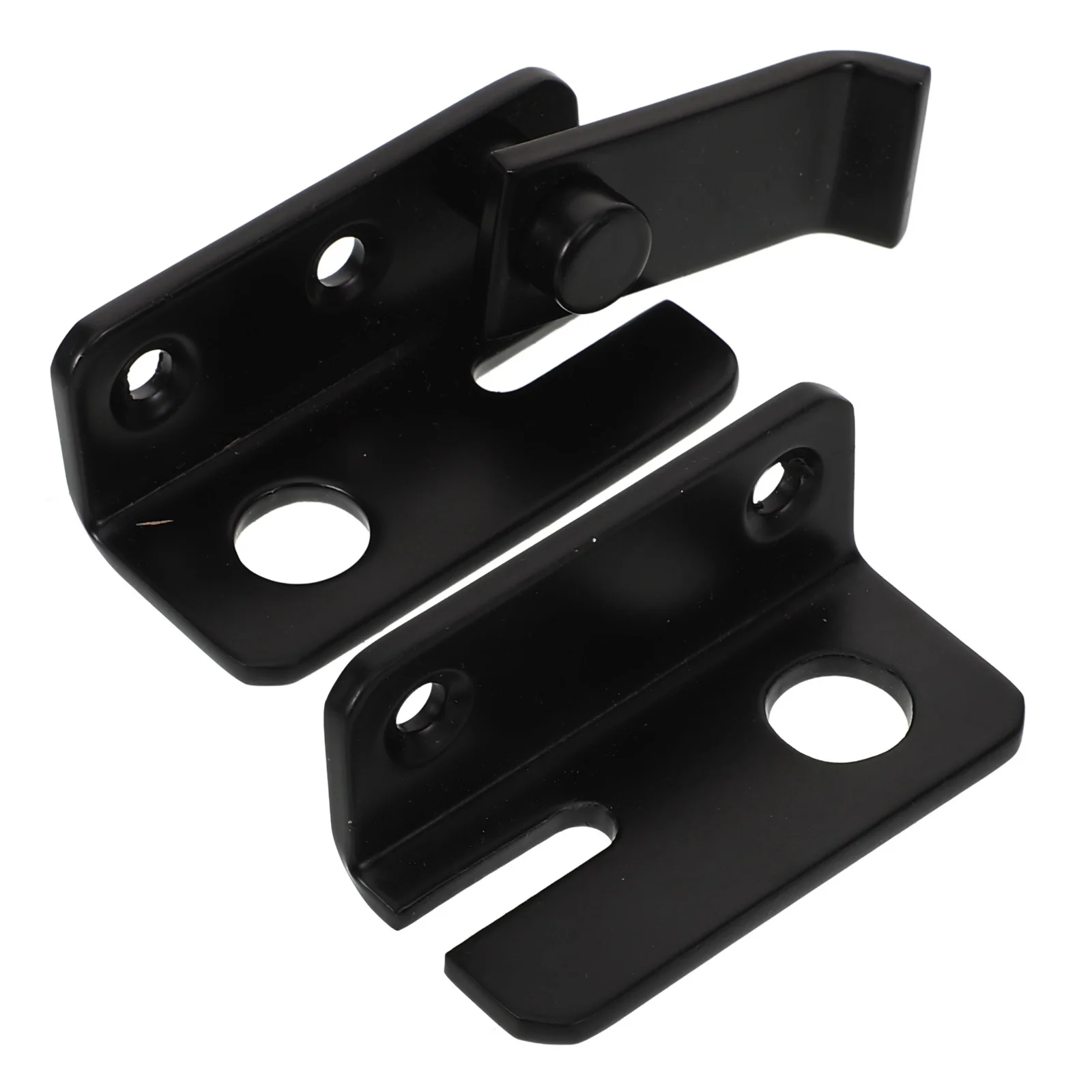 

Stainless Steel Door Latch Lock Heavy Duty Security Sliding Mechanism Easy Install No Drill Design Rustproof Longevity