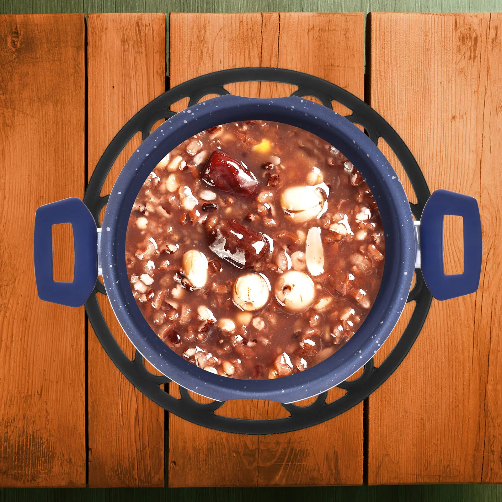 

3Pcs Silicone Heat Insulation Trivet Pot Holder Mats Hot Pad Kitchen Table Protection for Pots Bowls Restaurant Home