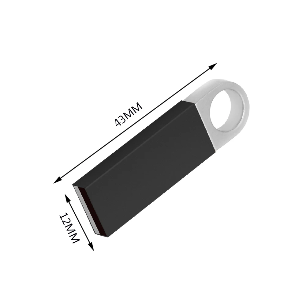 Mini unidad flash usb de metal Original, Pendrive de 16GB, 32GB, 4GB, 8GB, 64GB, 128GB, Pendrive Falsh, Envío Gratis