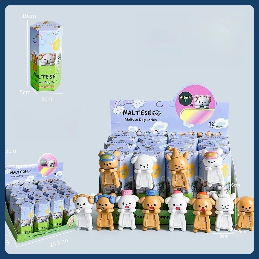 سلسلة جديدة لعام 2025 دمى أعمى على شكل كلب ماليزي هدية للأطفال صندوق عيد ميلاد أعمى جديد لطيف على شكل أمين صندوق صغير لتزيين أعمى