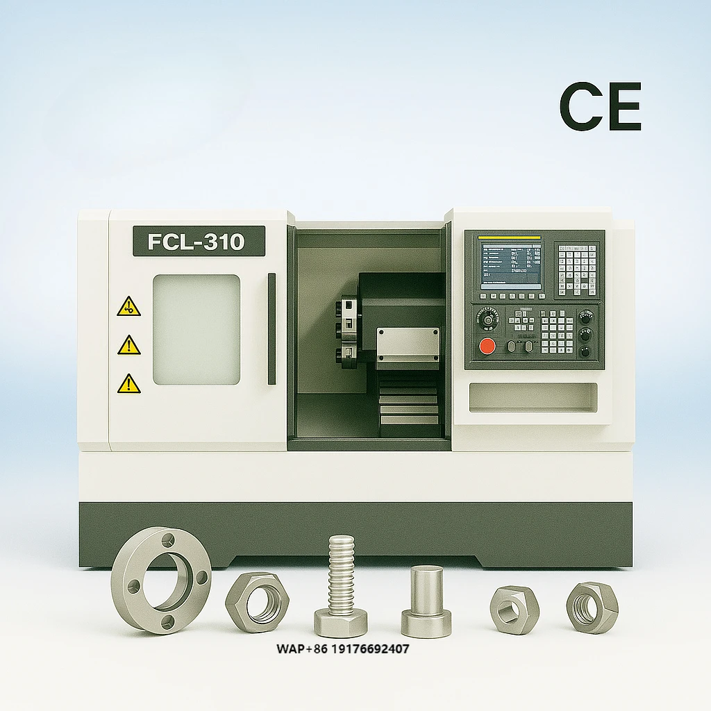 CNC Control 10-inch Chuck Large Horizontal Lathe Turn Machine Mini CNC Turning Parts Machinery for Metal Products Best