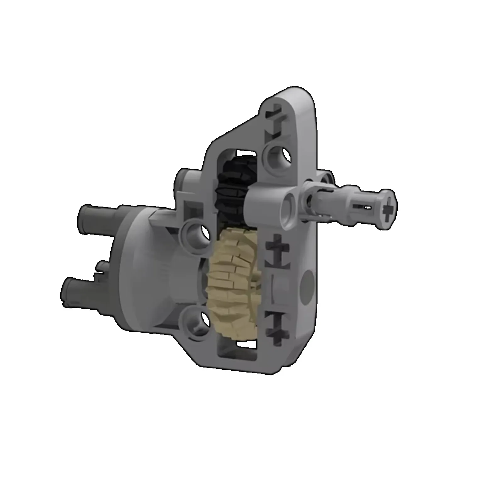 DIYmall 12:20 Speed Ratio Suspension Drive Building Blocks Kit with 4Pcs MOC Technical Parts (ABS Eco-Friendly)