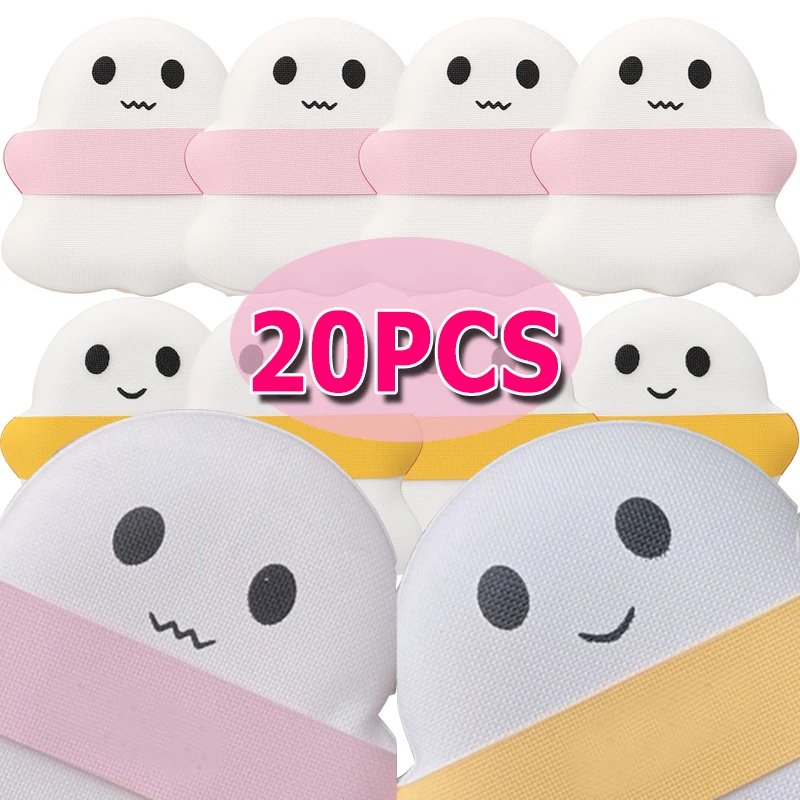 20PCS Cute Soft Cosmetic Puffs Set Dry Wet Dual Use Makeup Sponge Women Air Cushion Foundation Powder Puff Korean Beauty Tools