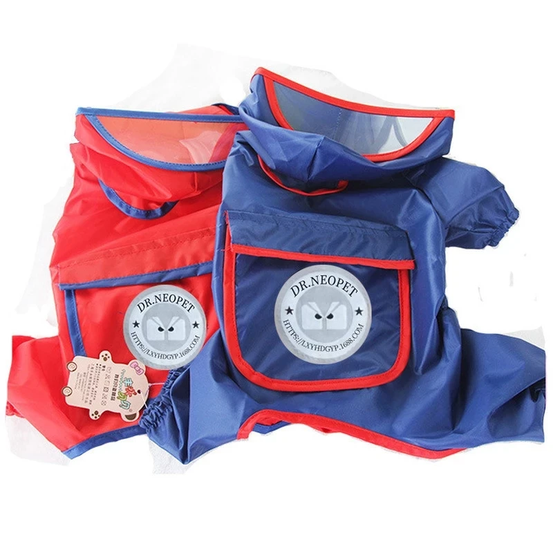 Vêtements imperméables pour petits chiens, combinaison avec poche pour chiot, manteau de pluie, Cape pour Teddy carlin, Poncho, fournitures pour animaux de compagnie