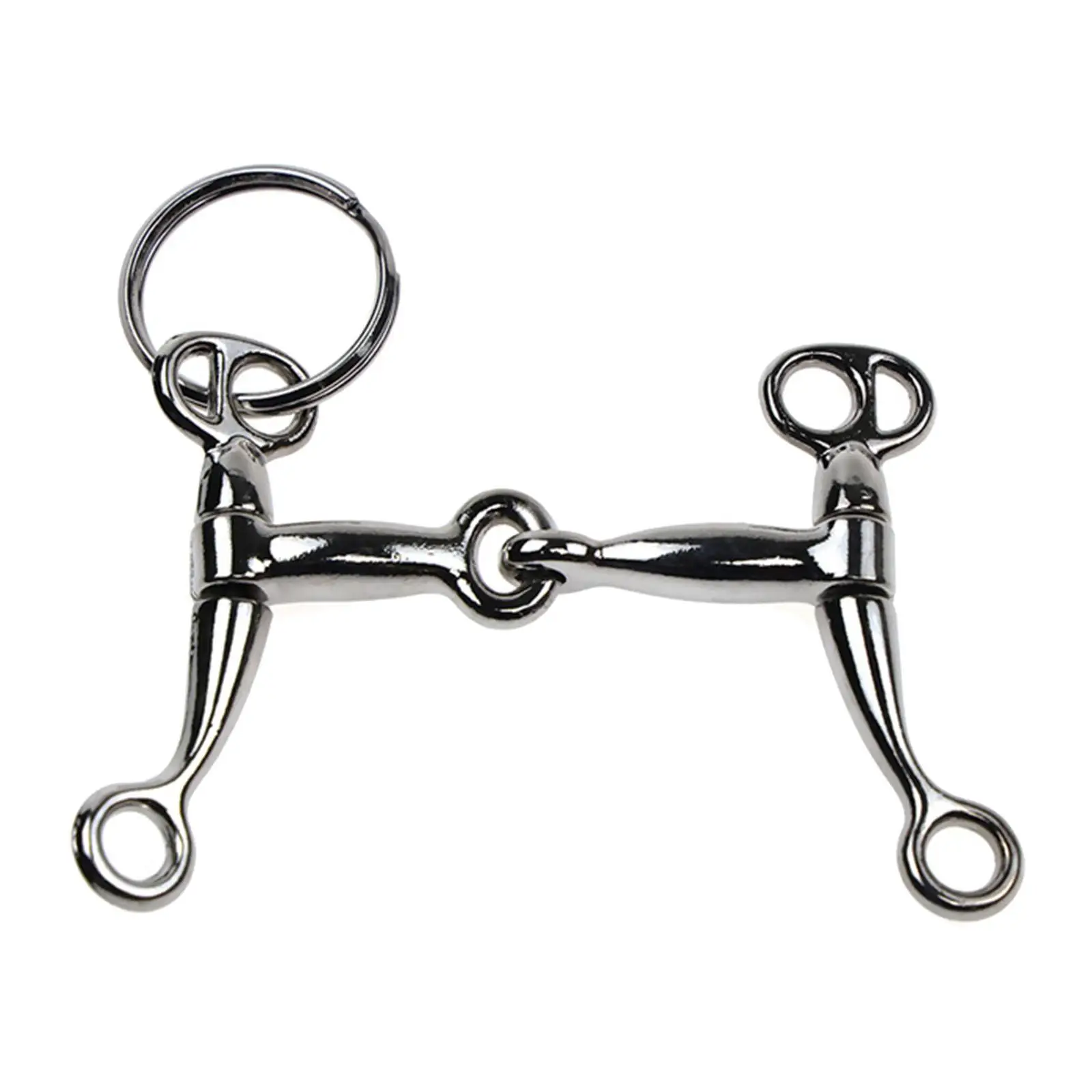 Horse Bit Bag Knot Decoration Charm Lightweight Alloy Horse Bit Keychain Horse Snaffle Bit Bag Chain for Travel Women Wallet