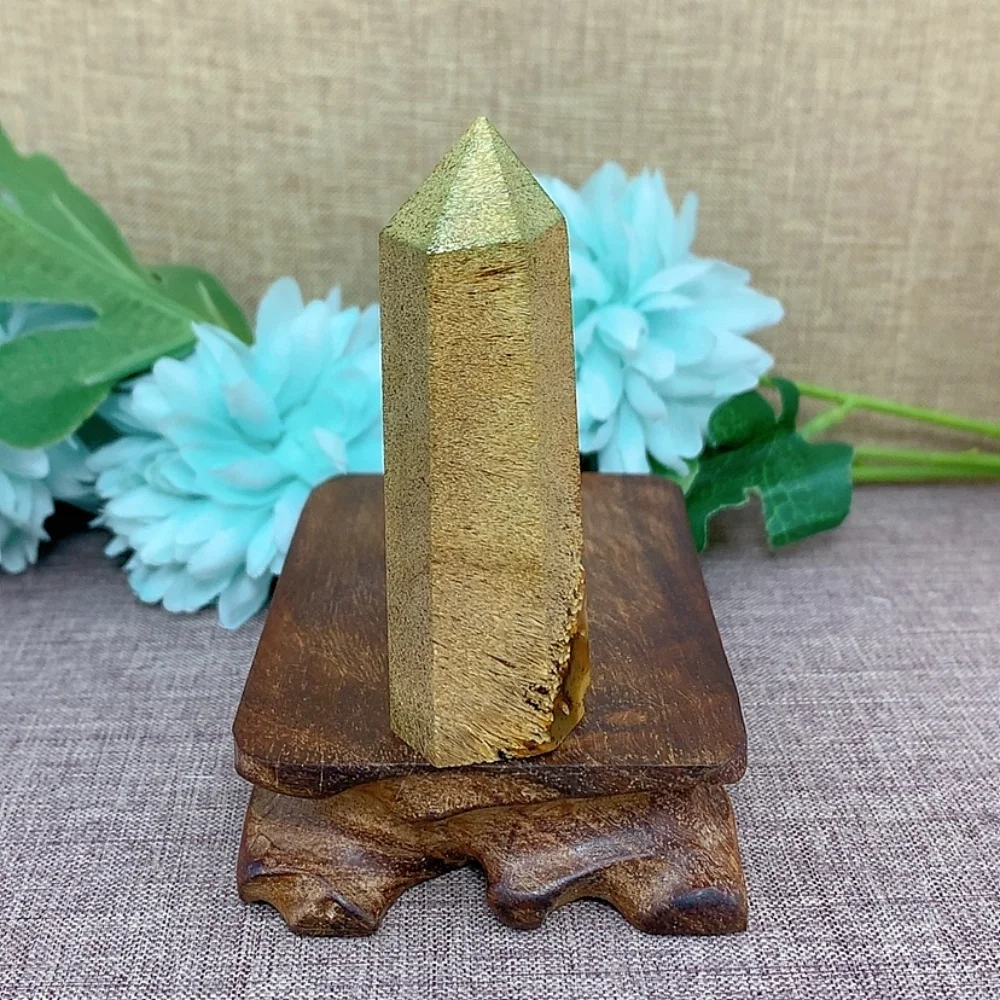

Quartz Stone Natural Crystal Grass Hair Agate Tower Reiki Energy Stone For Fengshui Meditation Home Decoration Energy Gift
