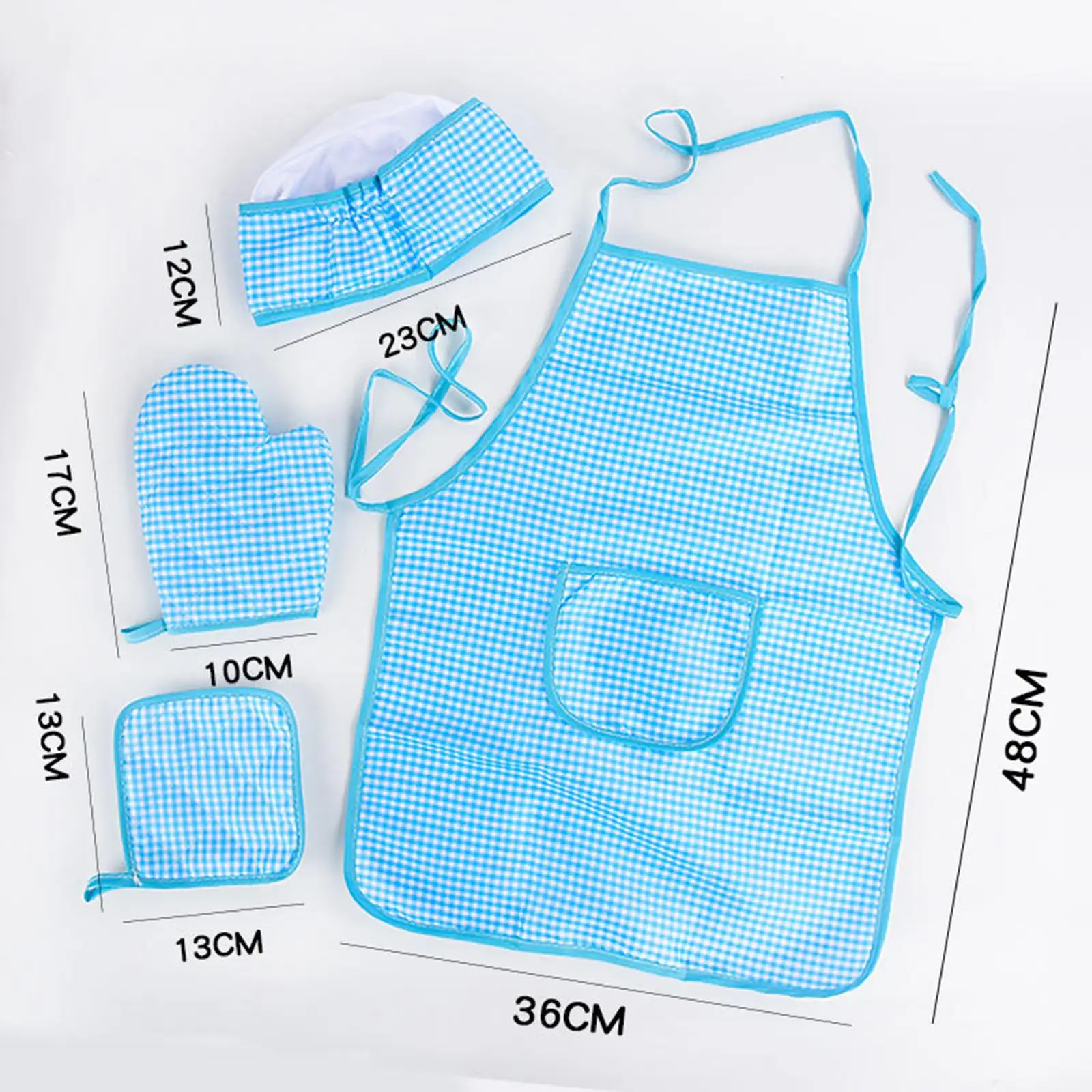 Tabliers pour enfants, ensemble de Chef de cuisson, jouets de cuisine, chapeau et tablier pour enfants, pour spectacles interactifs, peinture