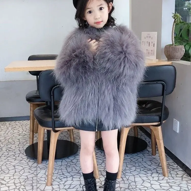 

Kids Winter Fur Coat 2025 New Korean Fashion Thick Furry Fox Coat Boys Girls Early Spring Late Autumn Warm Jackets