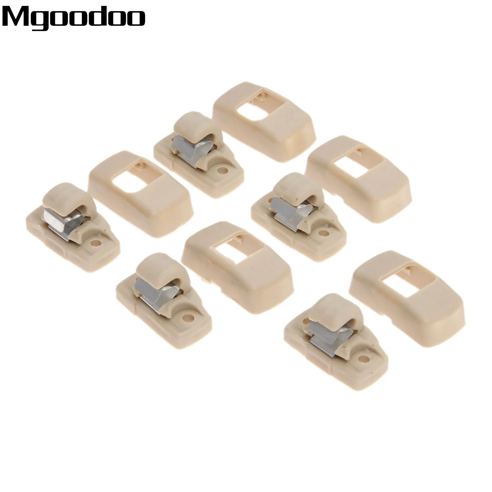 

5Pc 443857562B4PK Sun Visor Hook Clip Sun-shading Board Bracket Hanger Holder for Audi Passat B5 Polo Golf 4 Beige Auto Fastener