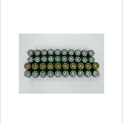 2026 10mm+12mm wheels with 1:64 Tires + Axles for 1/64 Scale Alloy Car Models Hot Wheels toy cars