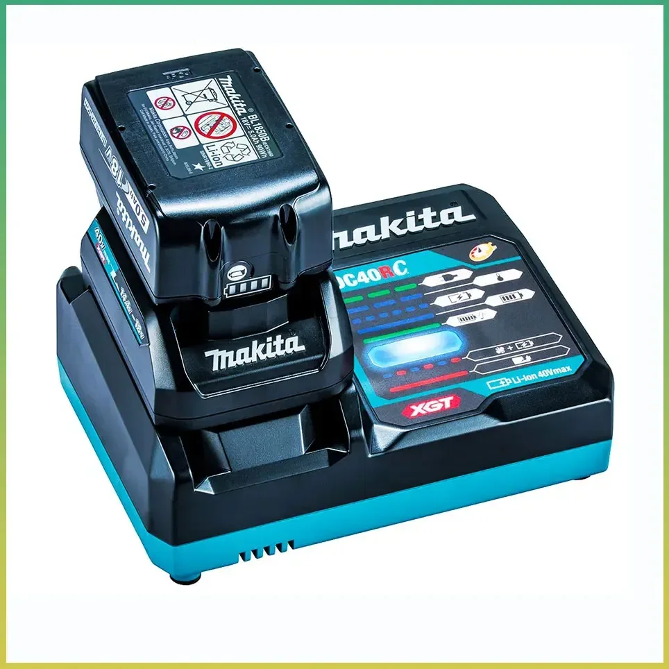 Makita DC40RC 40V Max XGT Rapid Optimum Charger Digital Display Original 40V Lithium Battery Charger Dual Fan Design