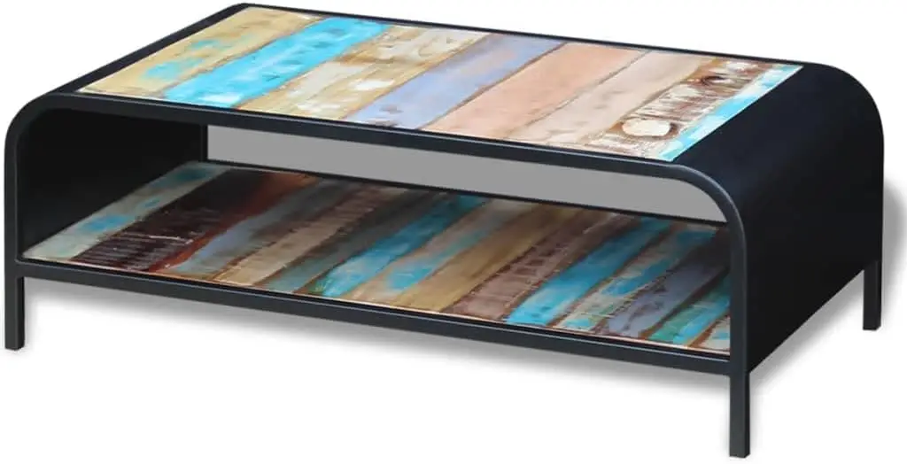 Living Room Table Writing Desk Guest Table Patio Table Coffee Table Solid Reclaimed Wood Suitable For Tea Room, Cafe, Living