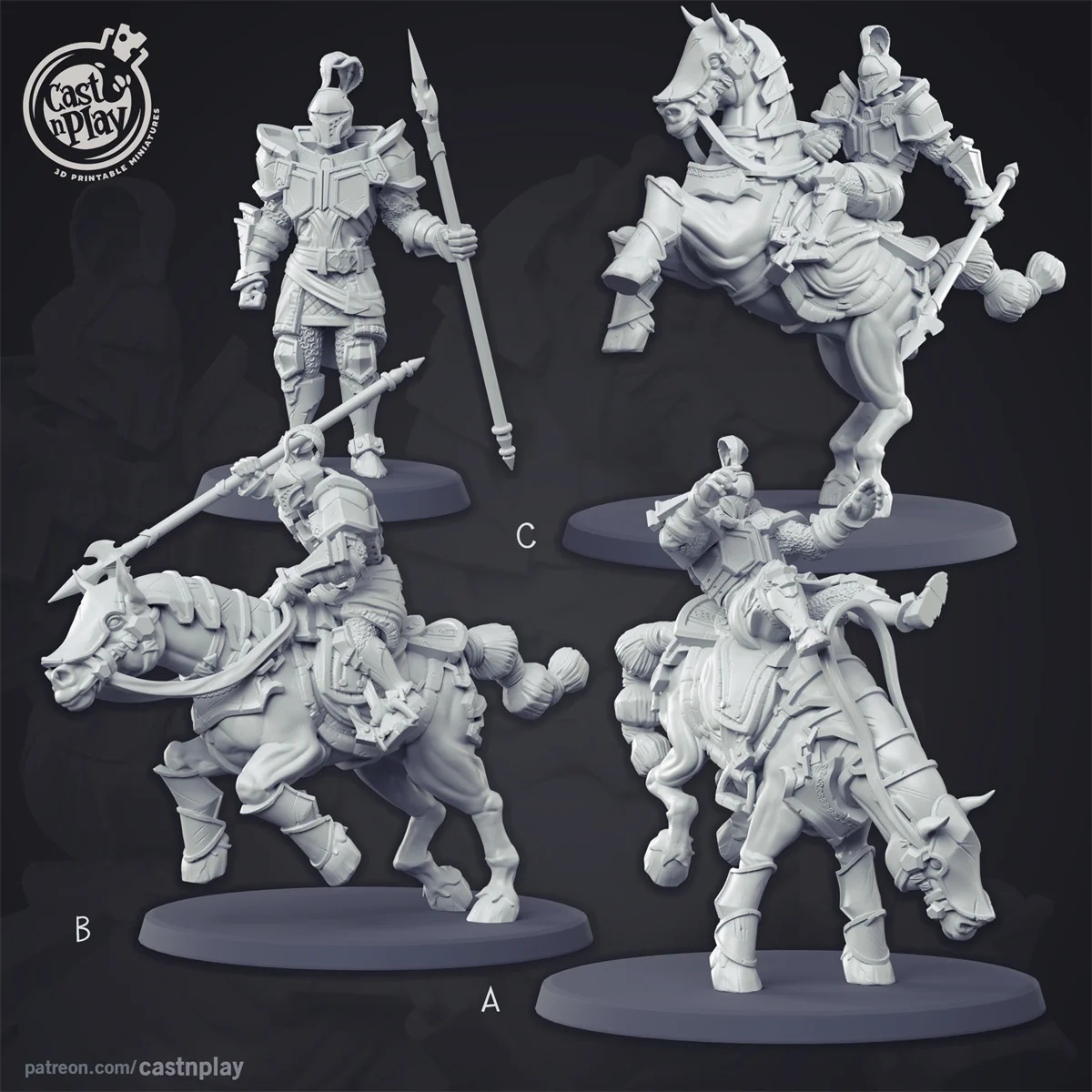 Miniatuur Harsmodel [Arena] Ridder, Halfling Krijger, Elf Dnd War Schaken Submodel Ongeverfd