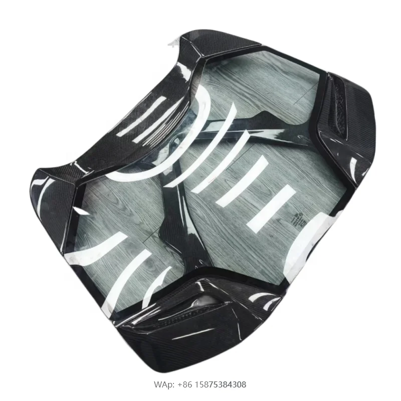 

C Style Carbon Fiber Transparent Rear Hood for 488 Spider Bonnet