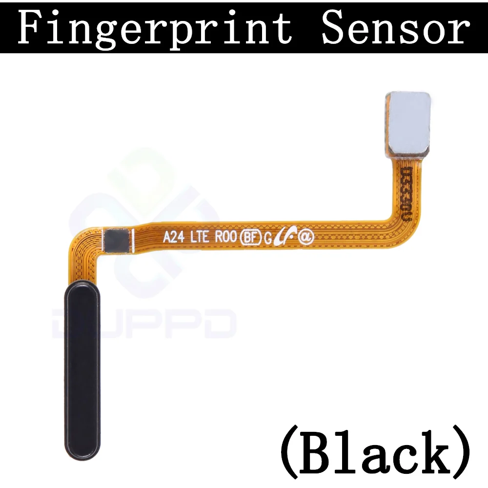 Top Ear Loud Speaker SIM Card Tray Charging Port Board For Samsung A24 4G A245F Fingerprint Sensor Volume Motherboard Flex Cable