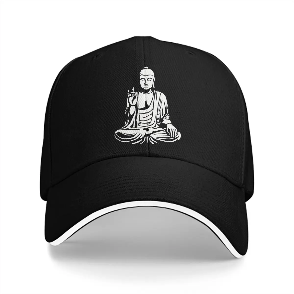 Pure Color Dad Hats Young Casual Hat Sun Visor Caps Buddha  Oriental Mysterious Culture Peaked Cap