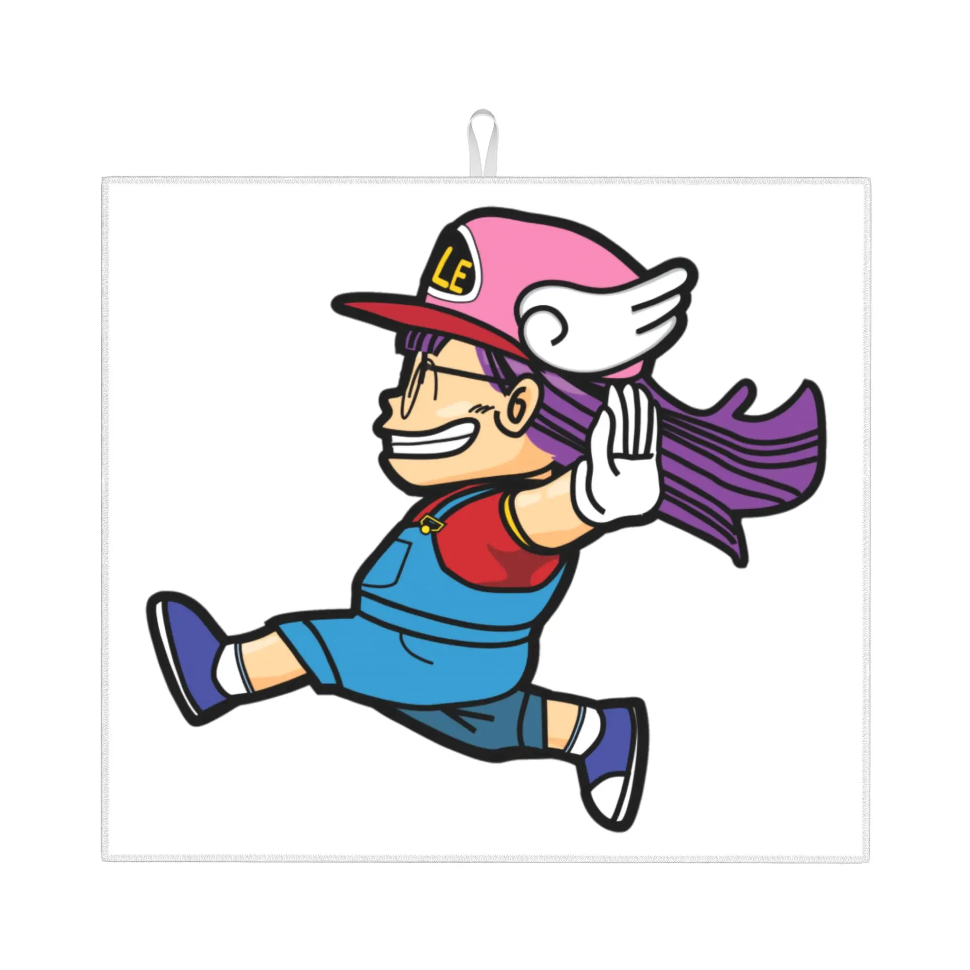 Drying Mat For Kitchen Arale Norimakis Japanese Dr Slump Barware Tableware Oil Proof Reusable  Washable Kitchen Sink Drying Pad
