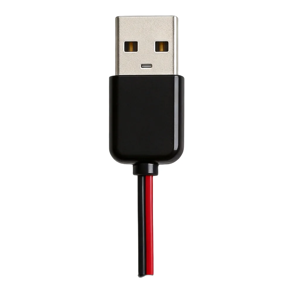For Alligator Test Clip USB Male to Female Connector Adapter Power Cord for DC Current Transfer to Multimeters and Other Uses