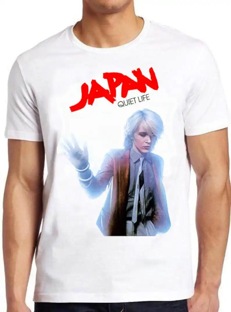 Japan T Shirt B1356 Sylvian Quiet Life Synth Pop Band Gift Retro Cool Top Tee