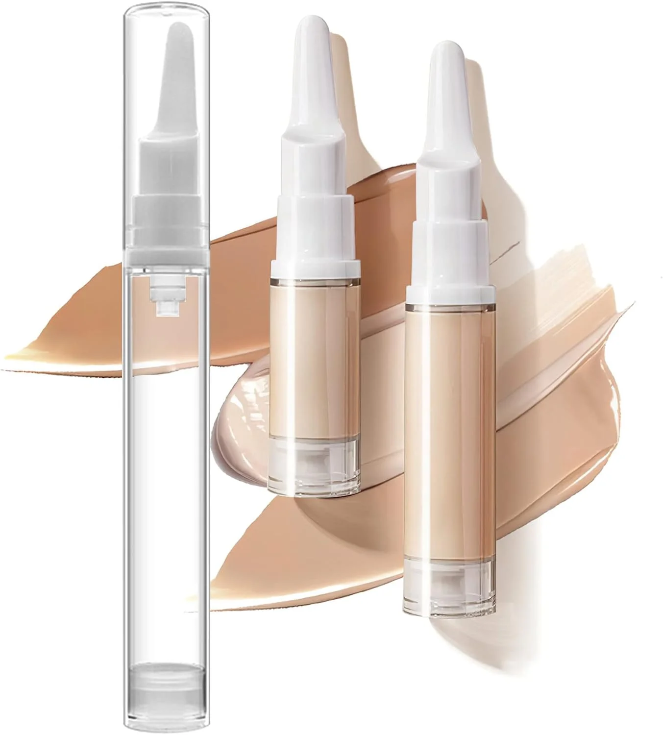 Dispensador transparente de prensa vacía recargable de 100ml, contenedor de líquido, bomba, removedor de botellas, limpiador, esmalte, maquillaje, herramientas de manicura, accesorio