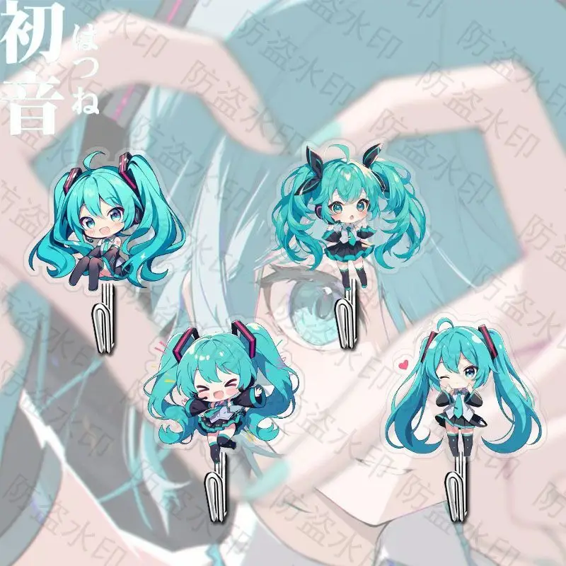 

New Hatsune Miku Cute Miku Anime No-Search No-Puncture Hook Powerful Viscose Wall Home Dormitory Bathroom Kawaii Hook Wholesale