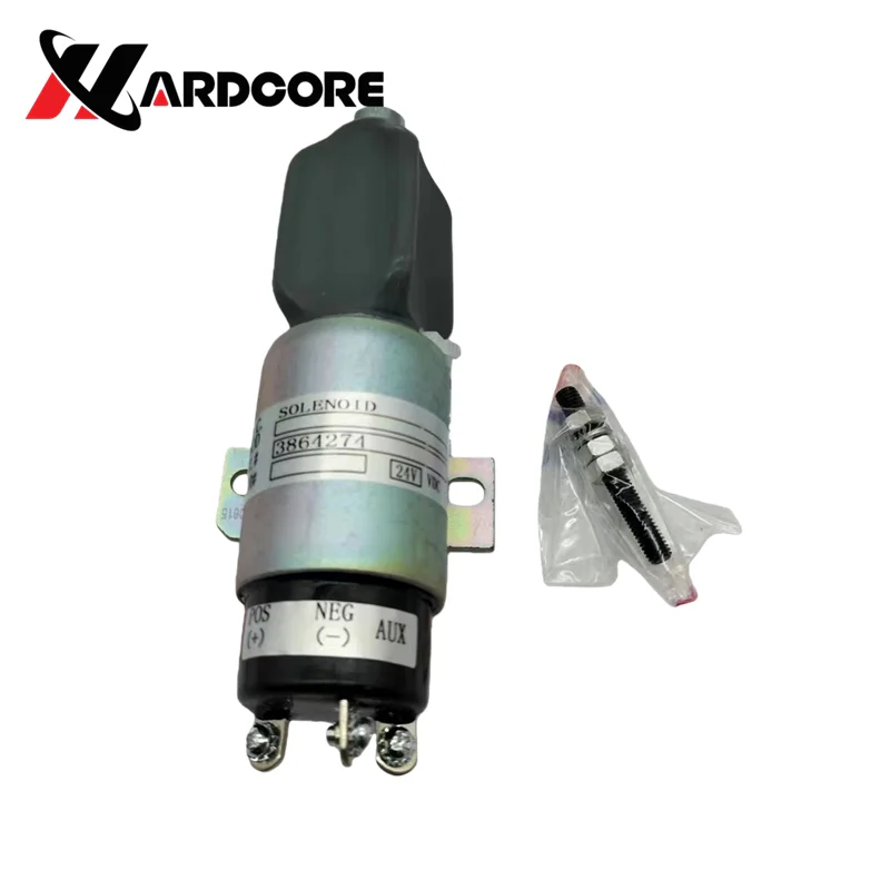 Excavator R210-7 R225-7 320B 6BT5.9 6CT8.3 Engine Fuel Shutoff Stop Solenoid Valve 3864274 386-4274