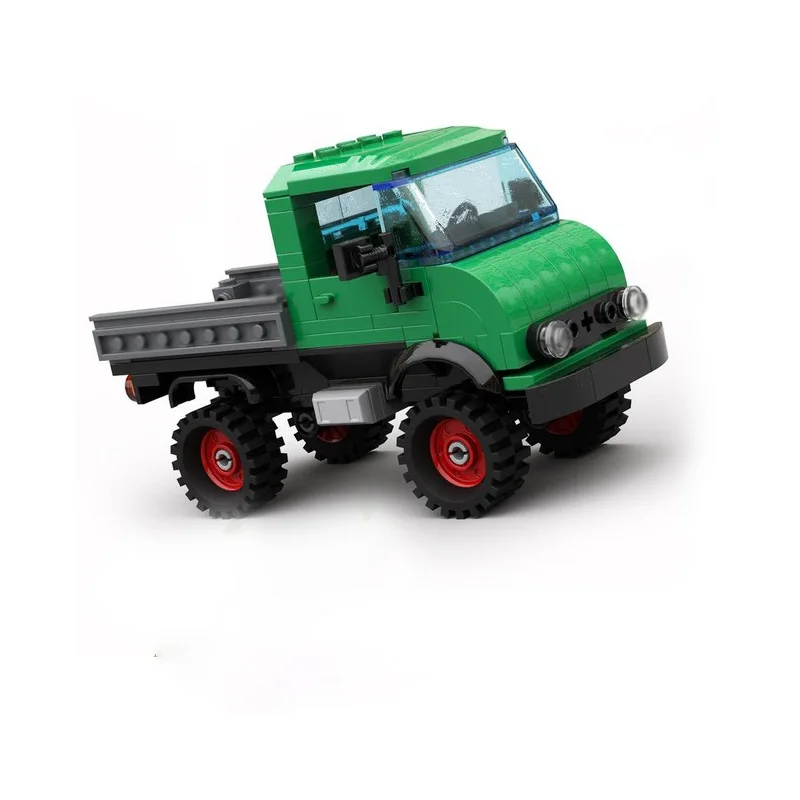 Speed Racing Car Model MOC Building Bricks Classic Unimog 406 Truck Modular Technology Children Holiday Gifts Assemble Toys Suit