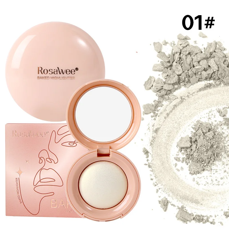 Face Face Highlighter Powder Brightening Contour Makeup Baked Eyeshadow Baking Contouring Palette Face Highlighter Powder - Aliexpress Deal