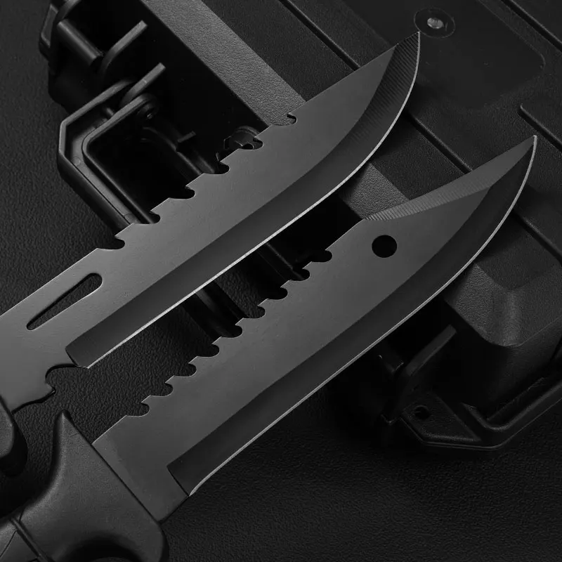 1pc,Outdoor camping knife, high hardness multi-purpose adventure knife, sharp fruit knife, mountaineering knife, hunting knife
