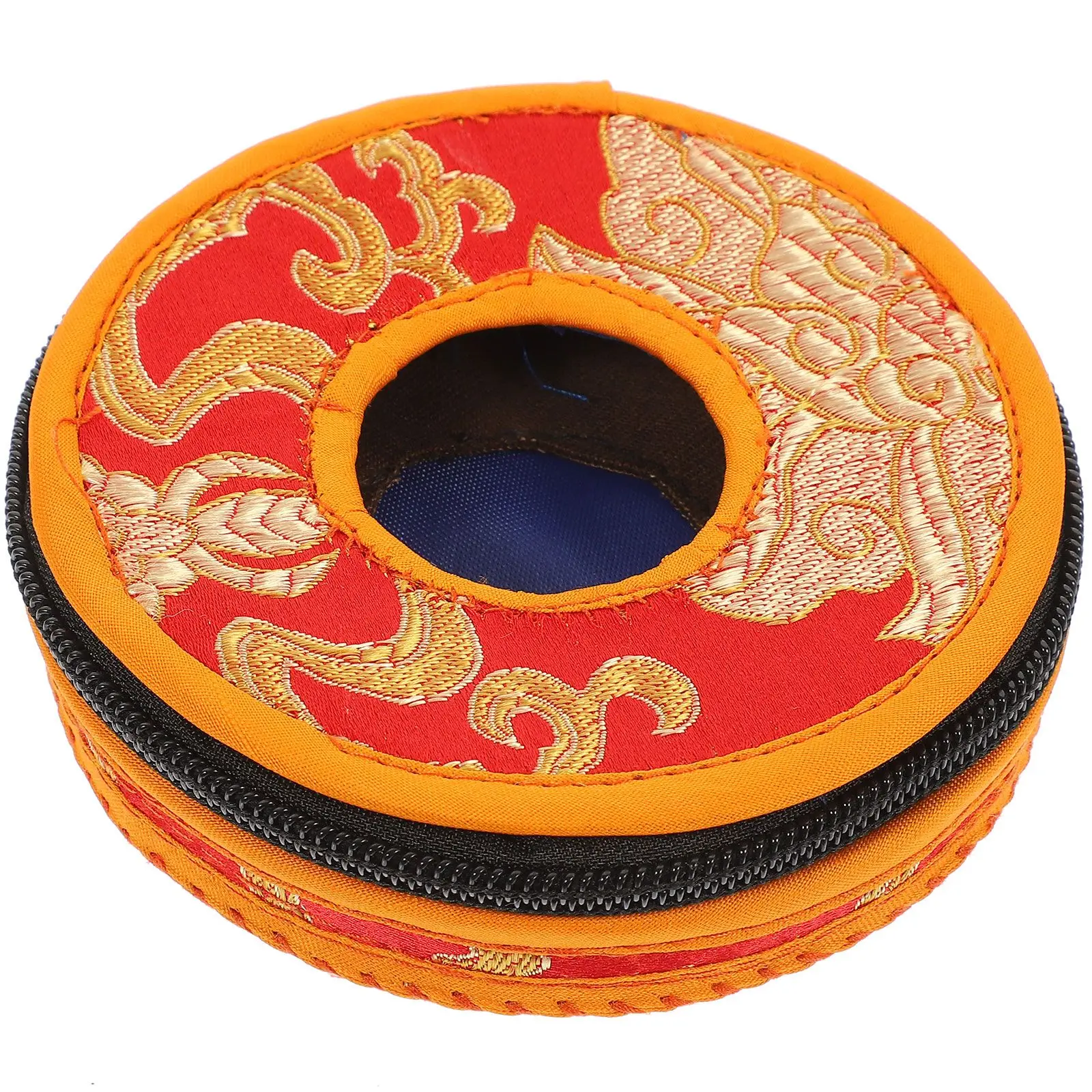 Nepal Handmade for 10cm Bells Durable Meditation Container Storage Pouch Bell Case Tibetan Temple Cymbals Bell Holder