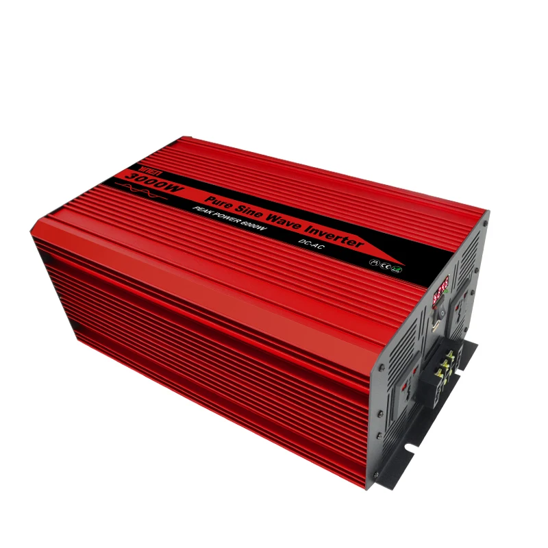 

OEM Available Outdoor Tool 2000W Peak Power 12V 24V To 110V 220V AC Car Power Inverter 3000W Pure Sine Wave Inverter